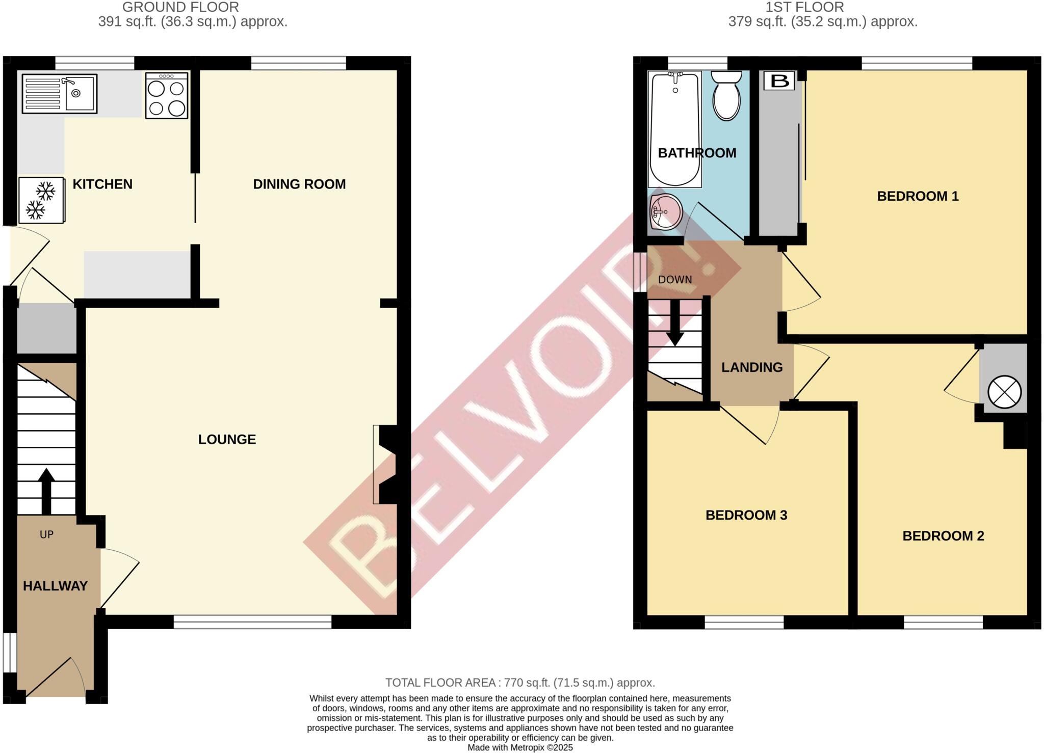 Swinburne Avenue, Hitchin floorplan
