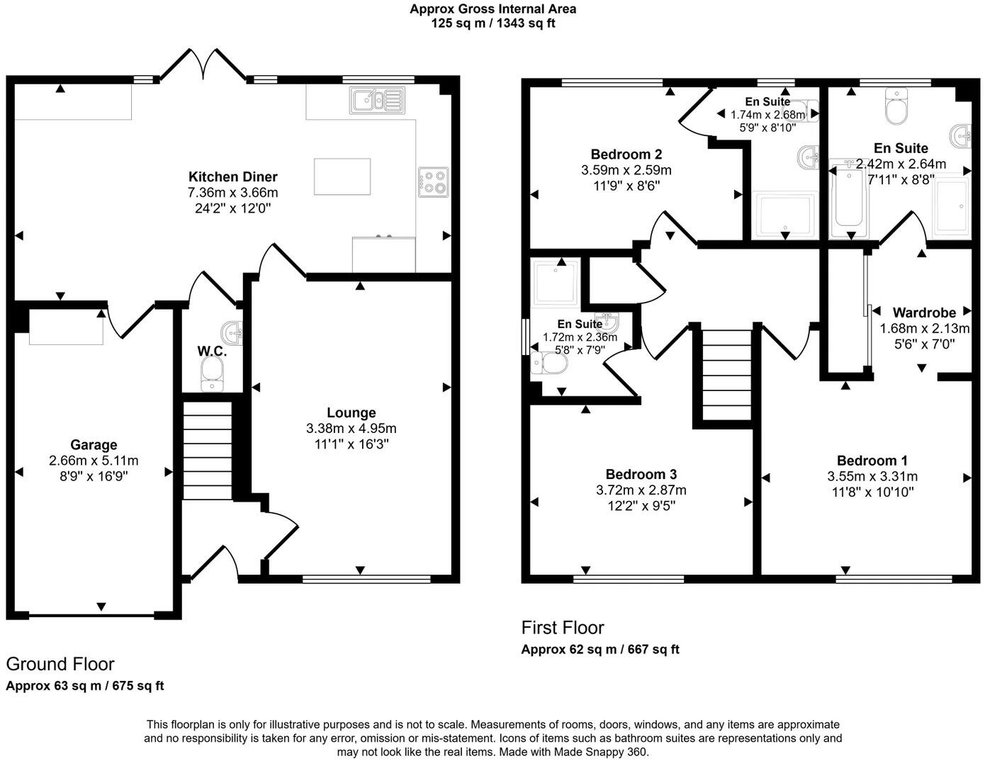 Rhodfa'r Gydlifiad, St. Asaph, Denbighshire, LL17 floorplan