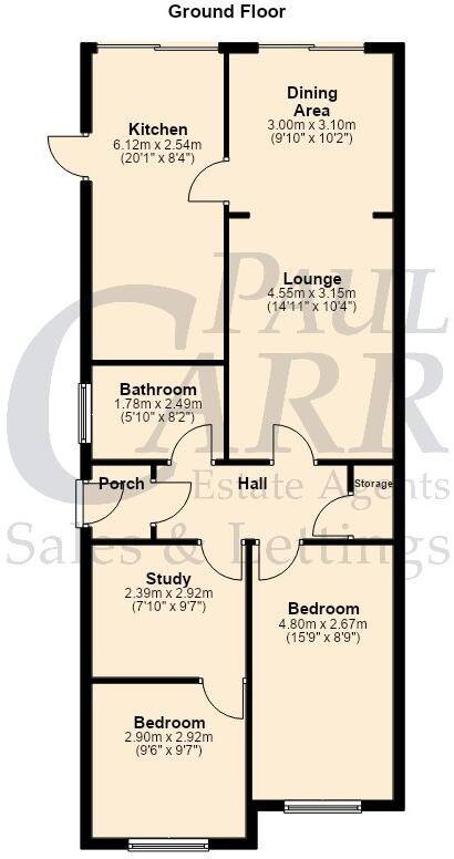 Lilac Lane, Great Wyrley floorplan