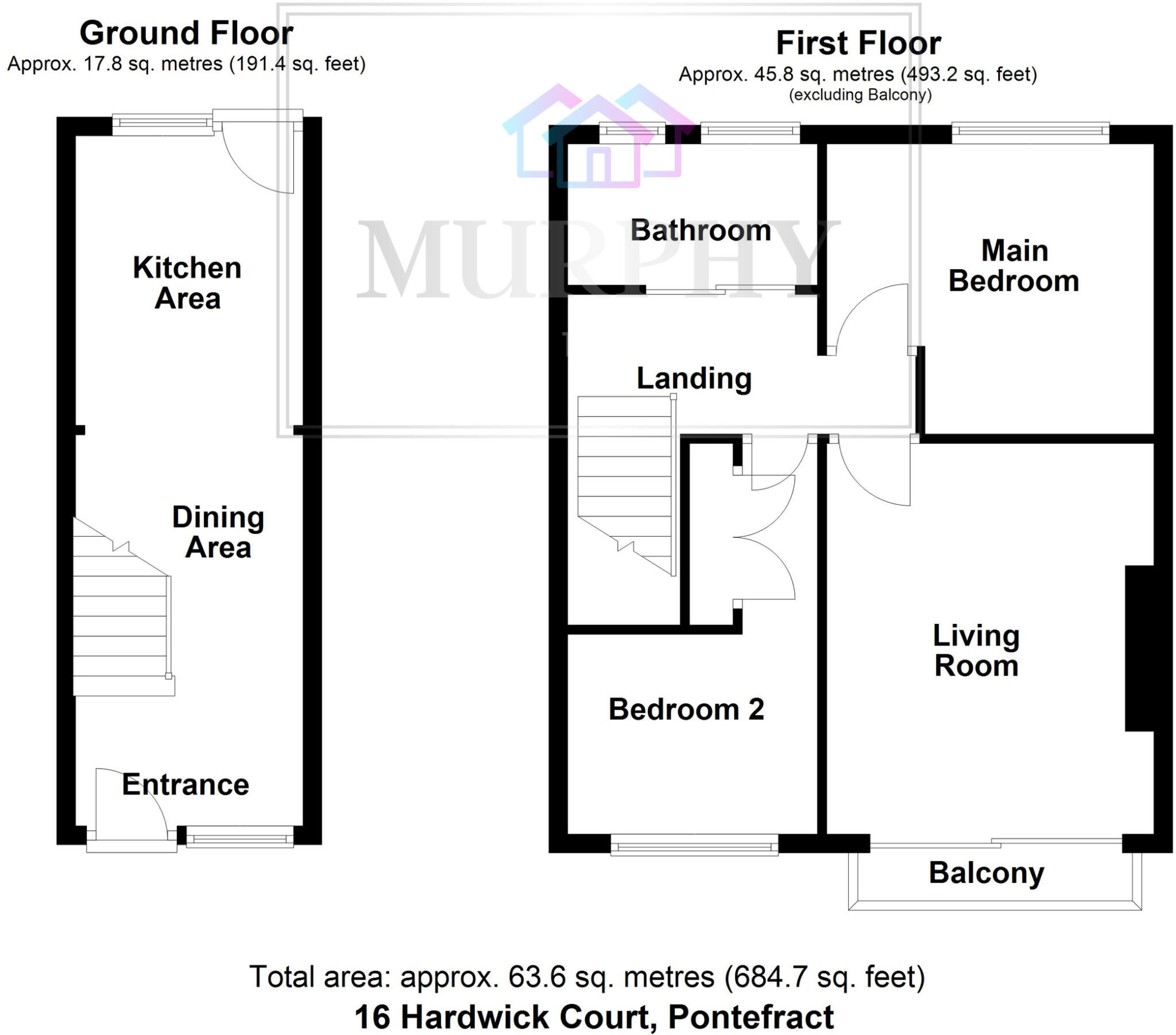 Hardwick Court, Pontefract, West Yorkshire floorplan