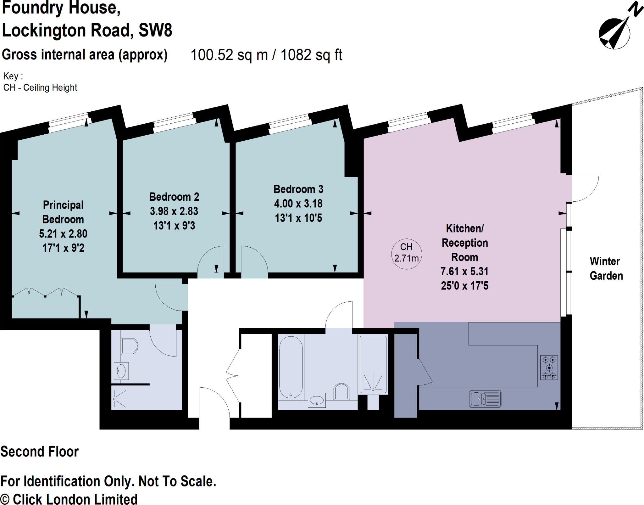 Foundry House, 5 Lockington Road, London, SW8 floorplan