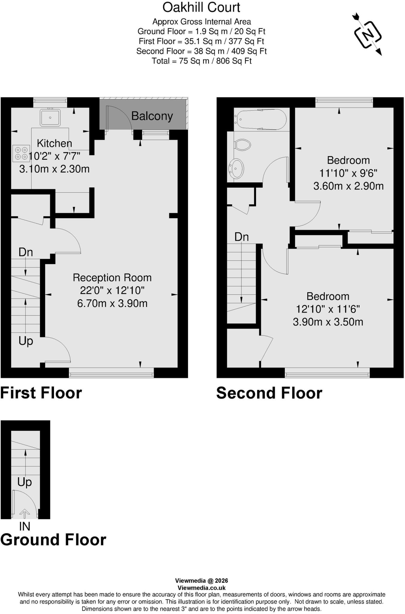 Edge Hill, Oakhill Court Edge Hill, SW19 floorplan