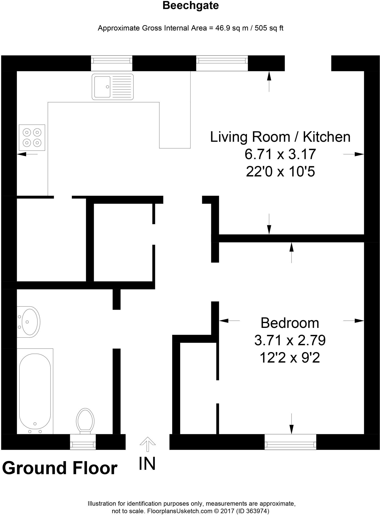 Beechgate, Witney, Oxfordshire floorplan