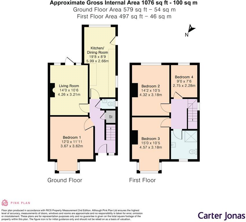 Monmouth Road, Oxford, OX1 floorplan
