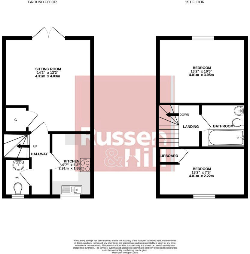 Lord Nelson Drive, The Hampdens, New Costessey floorplan