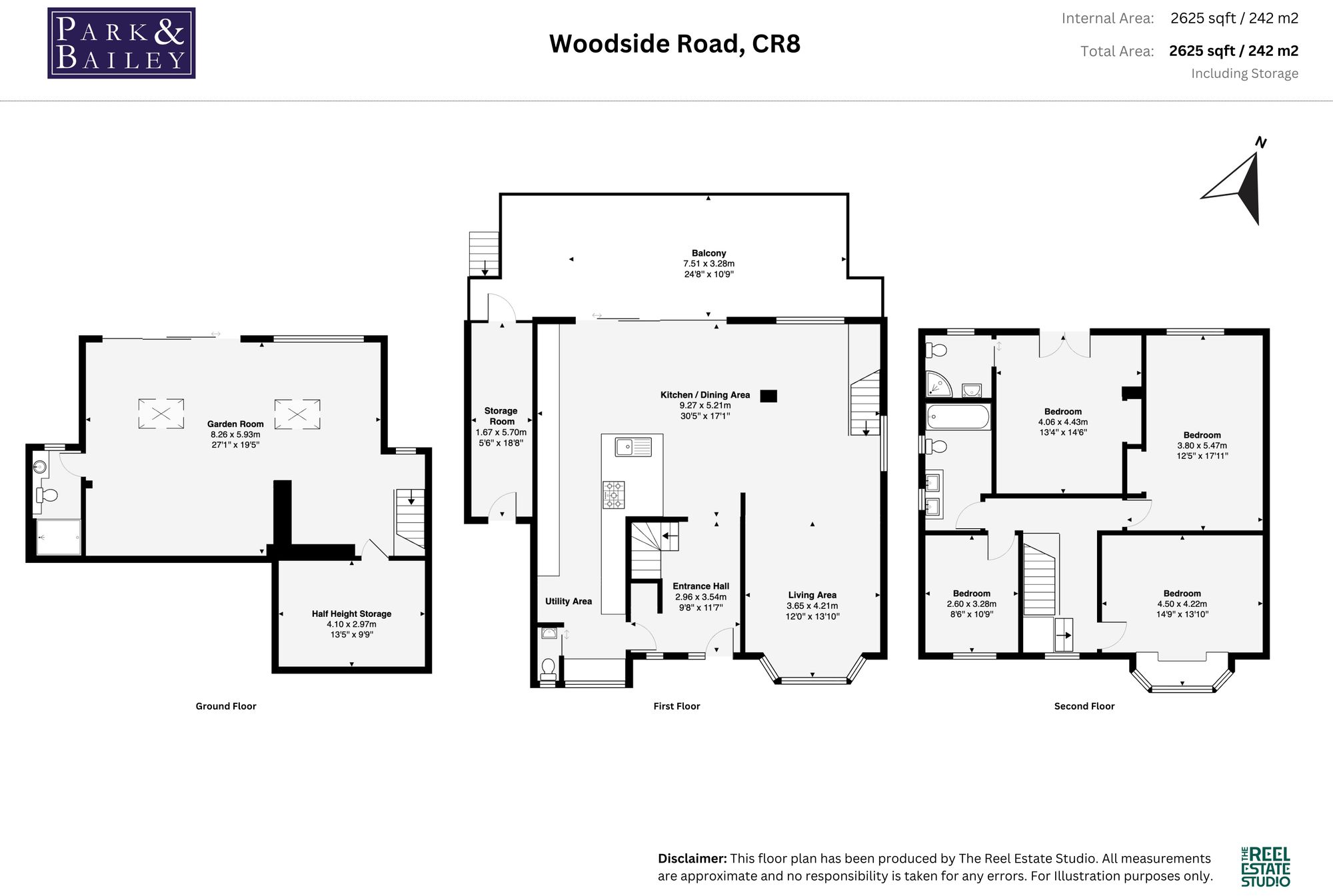 Woodside Road, Purley, CR8 floorplan