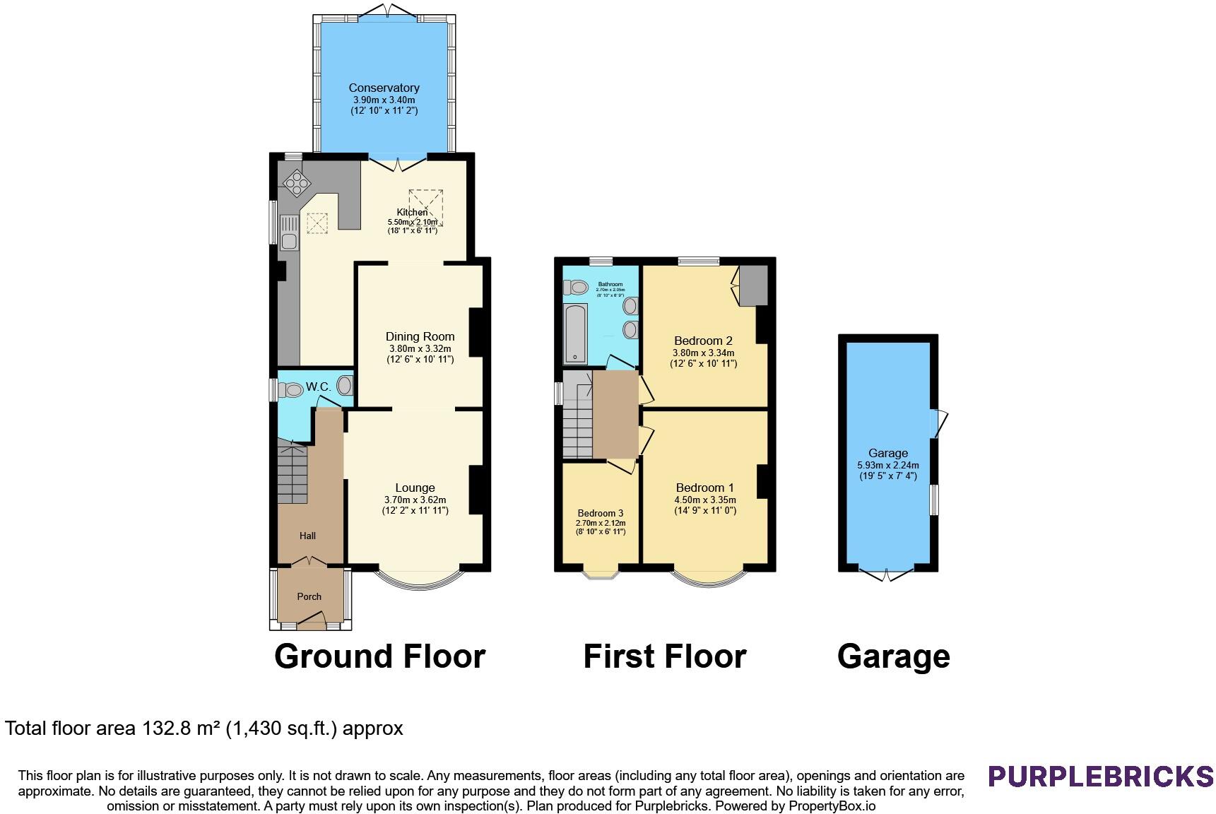 Kimberley Road, Kimberley , Nottingham, NG16 floorplan