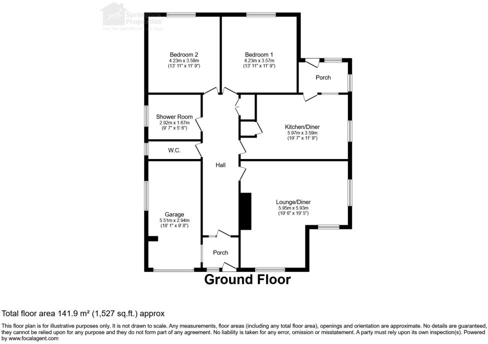 Pinchbeck Road, Spalding, Lincolnshire floorplan
