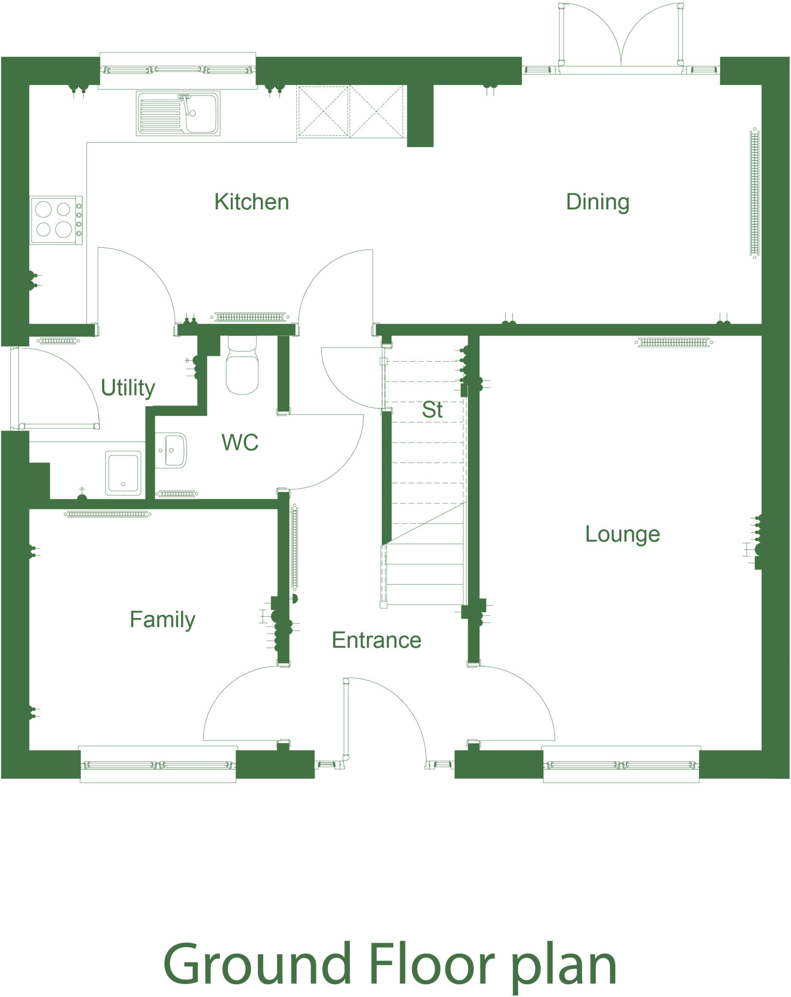 Conon Green, 
off Oak Gardens, 
Conon Bridge, 
Highland, 
IV7 8FJ floorplan