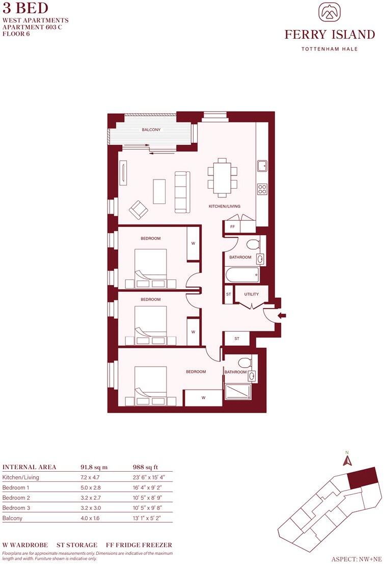 Ferry Island Tottenham Hale, London, N17 floorplan