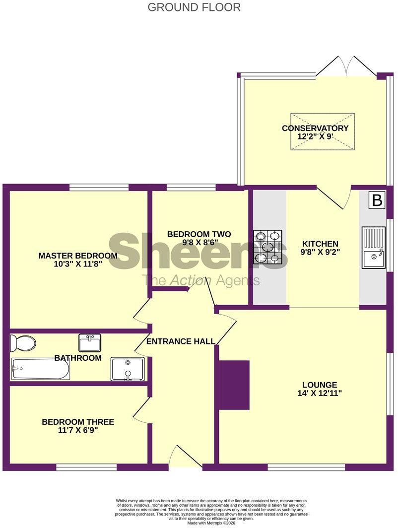 Elm Grove, Kirby Cross, Essex floorplan