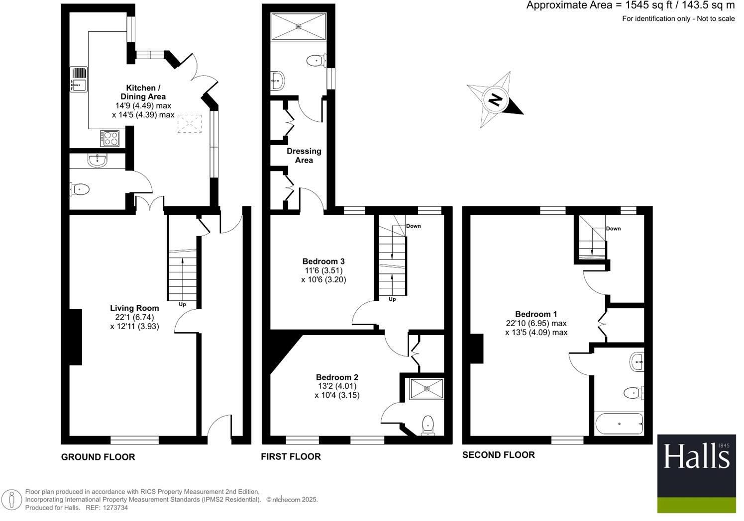 4 Sheinton Street, Much Wenlock, TF13 6HT floorplan
