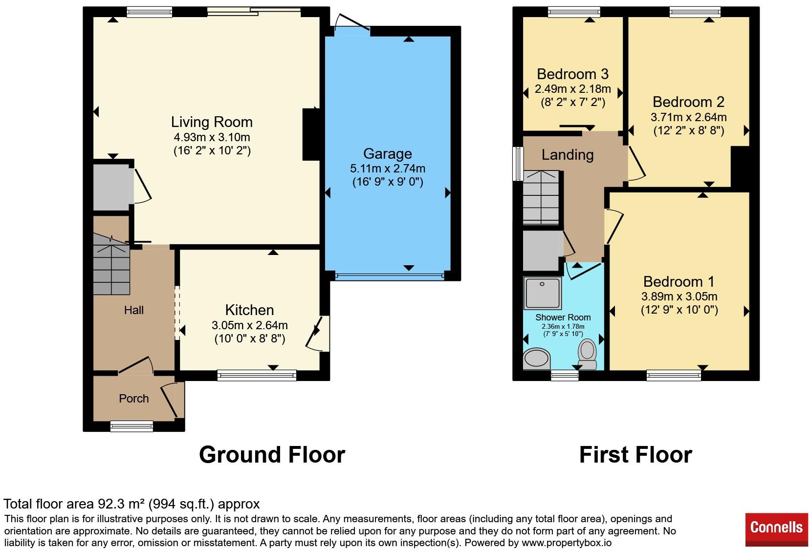Byron Road, Exeter floorplan
