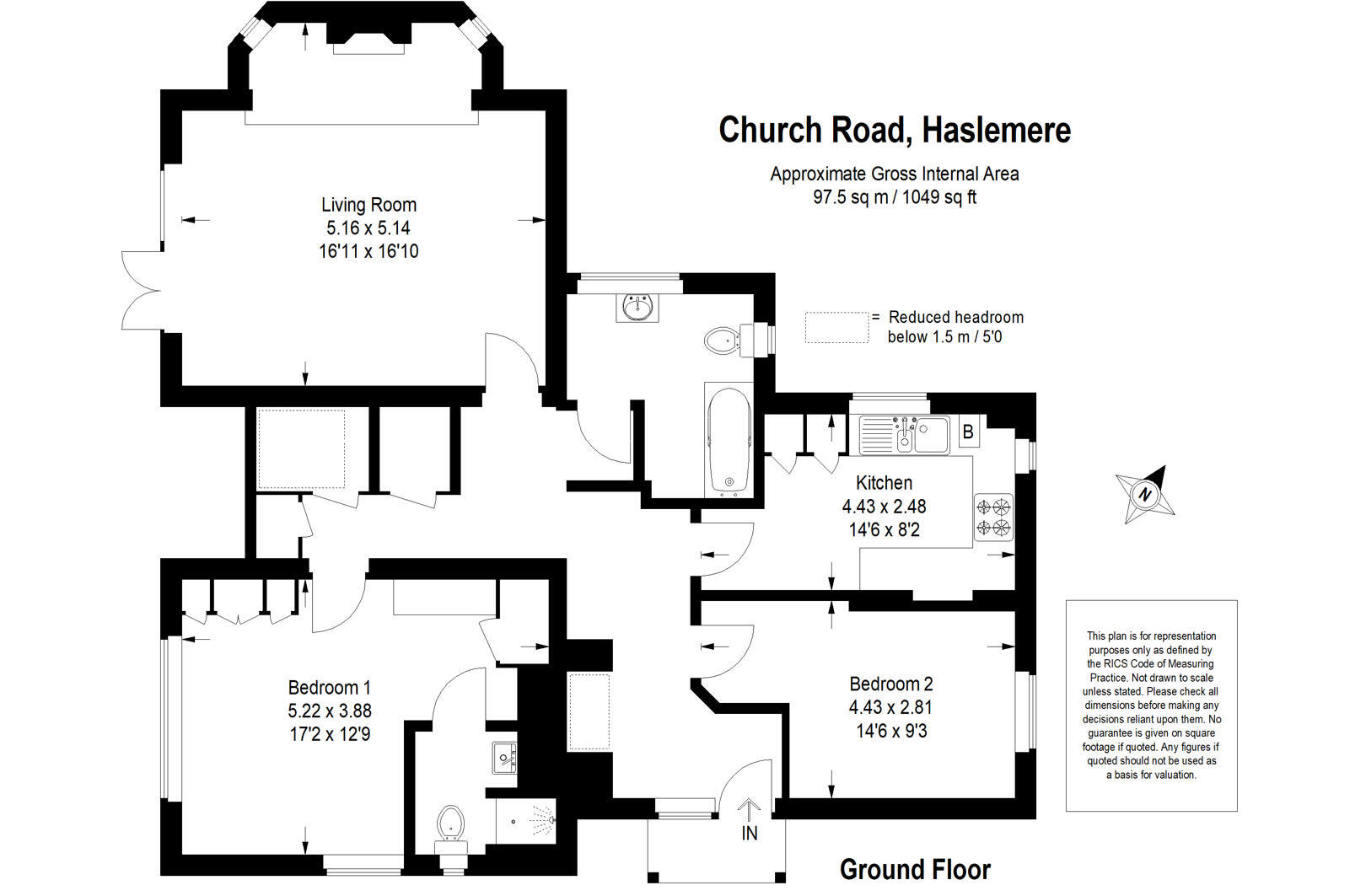 Church Road, Haslemere floorplan