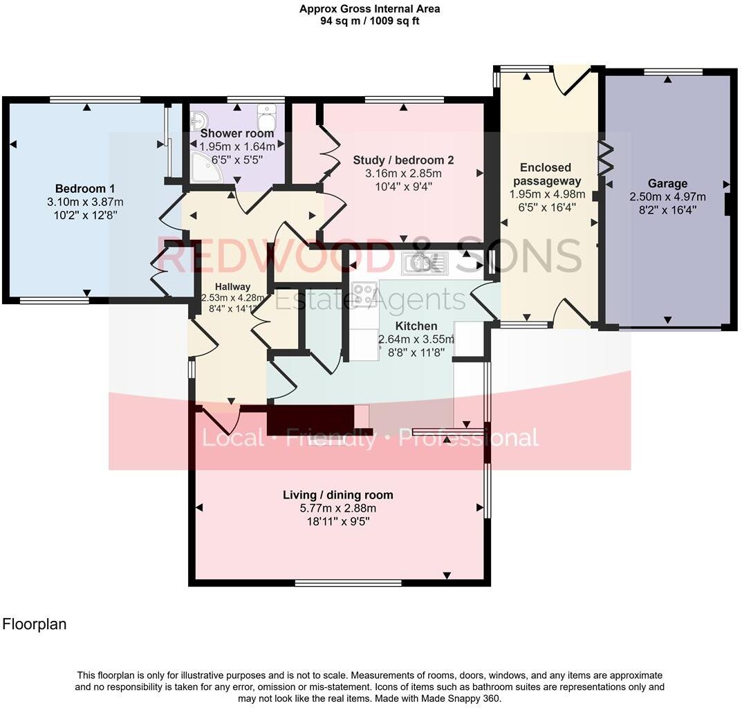 Wandleys Close, Eastergate floorplan