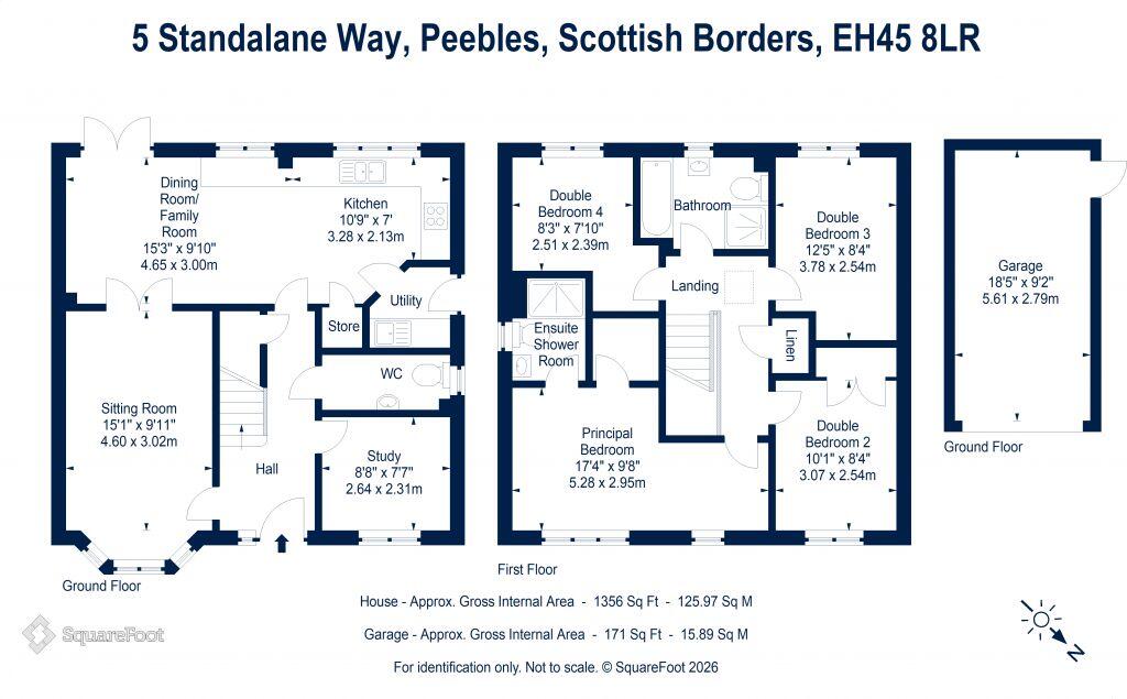 5 Standalane Way, Peebles, EH45 8LR floorplan