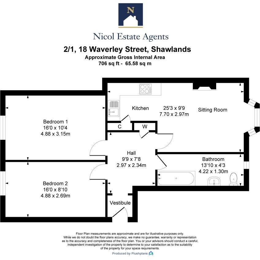 Waverley Street, Shawlands floorplan