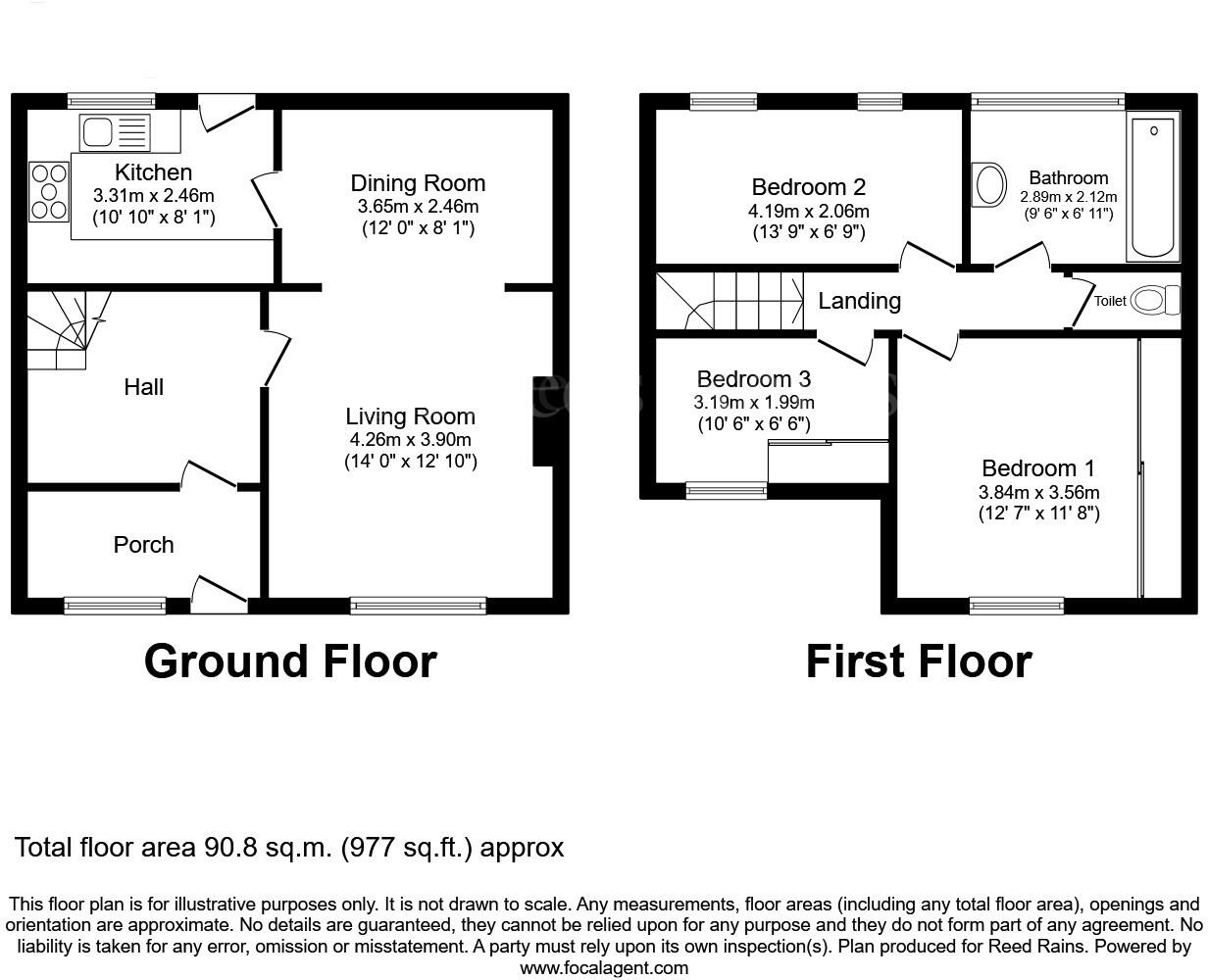 Western Avenue, Dinnington, Sheffield, South Yorkshire, S25 floorplan