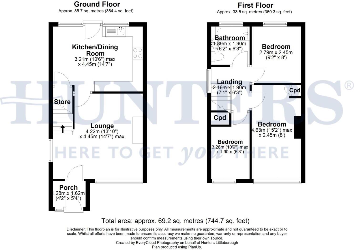 Rose Avenue, Smithy Bridge, OL15 8QJ floorplan