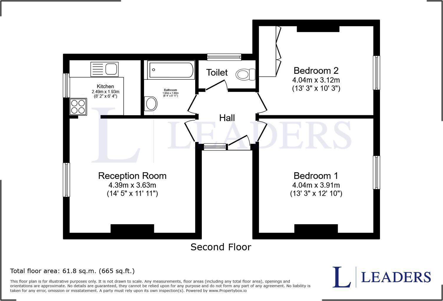 Elphinstone Road, Southsea floorplan