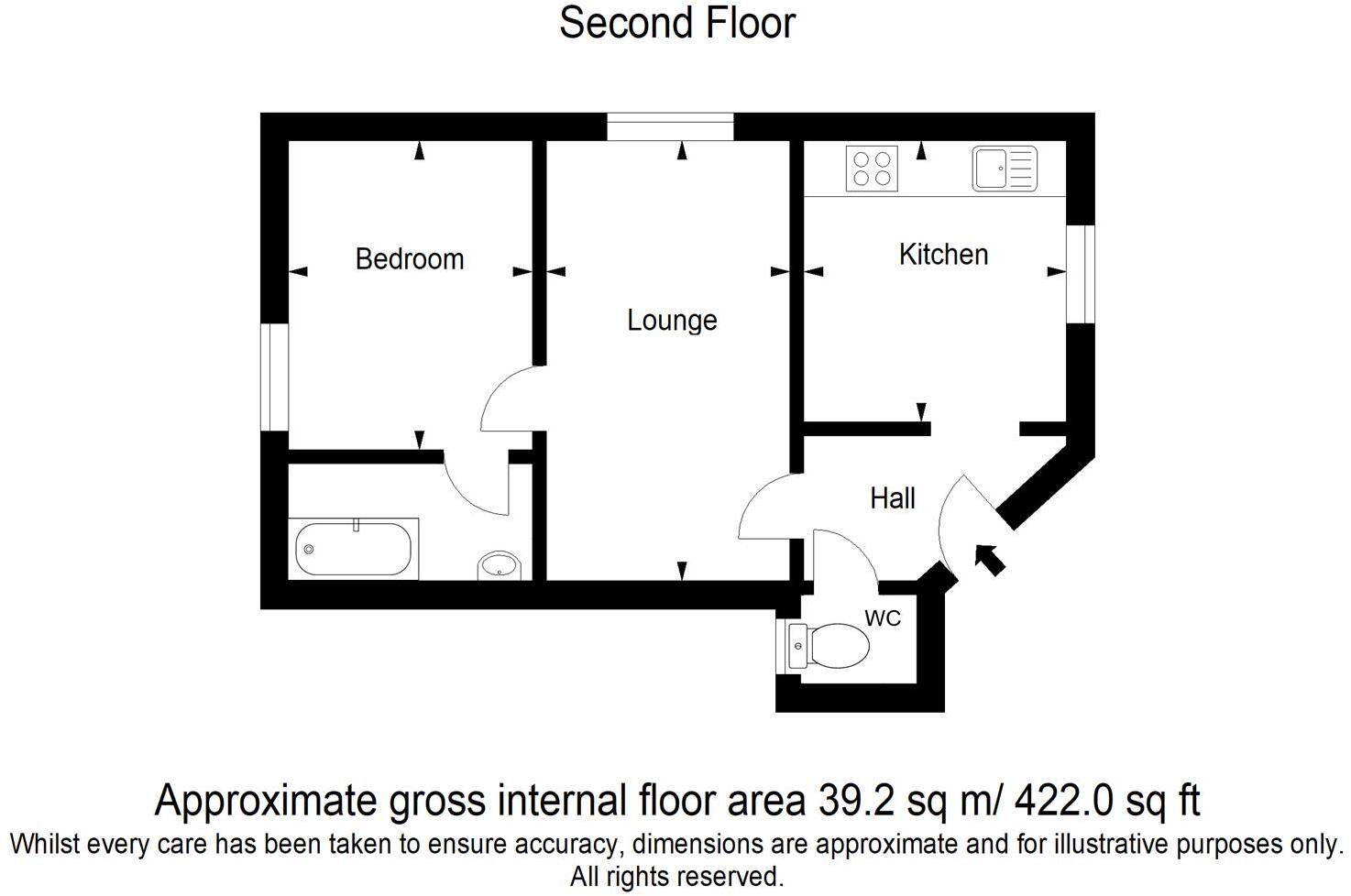 Broadwater Road, Worthing floorplan