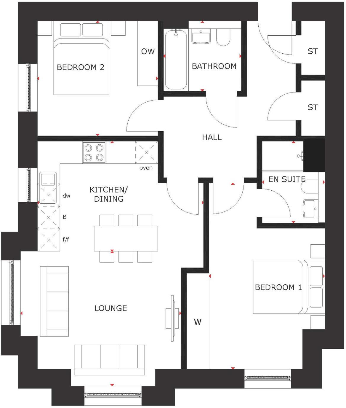 Younger Gardens,
St. Andrews,
KY16 8AB floorplan