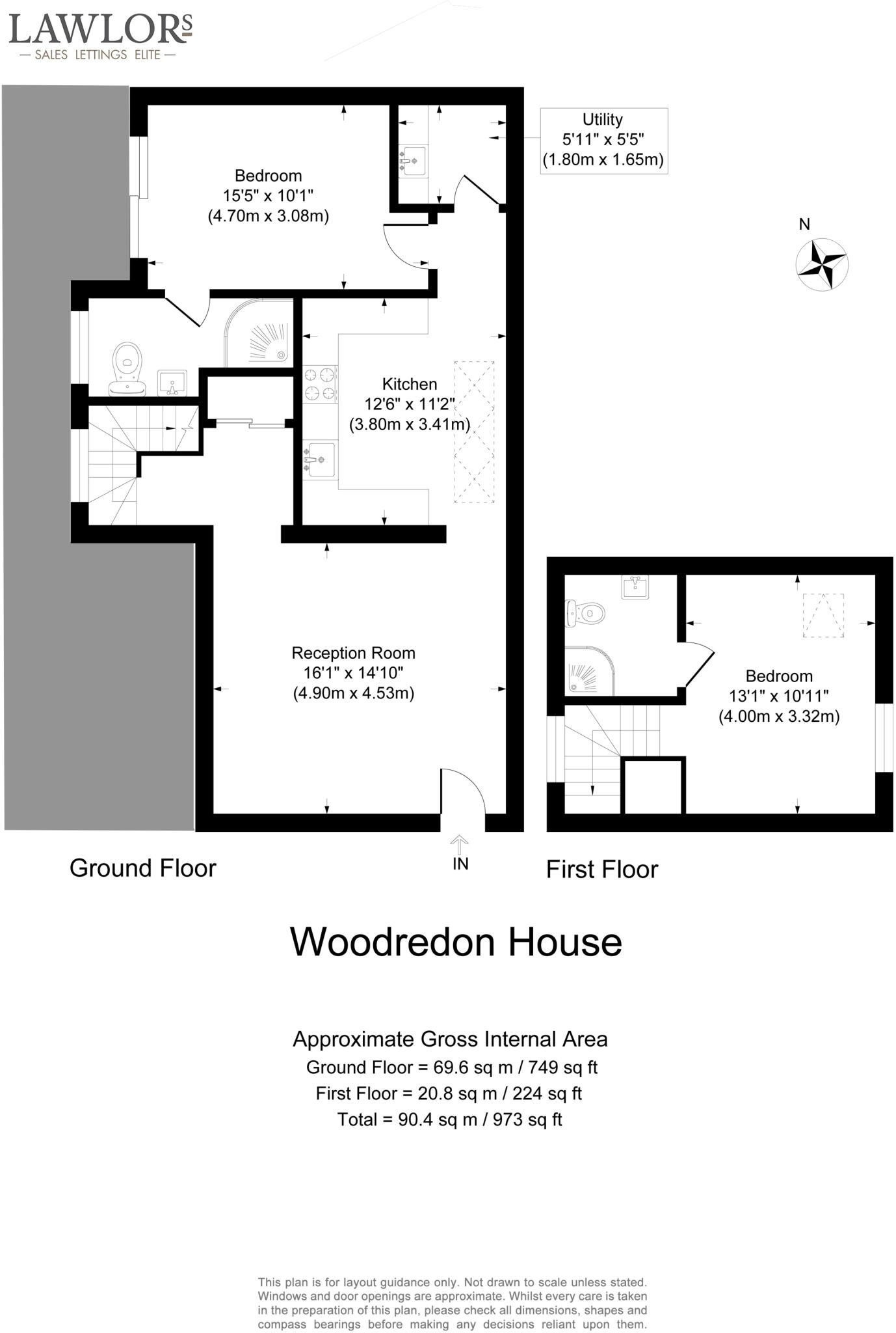 Two Bedroom Apartment, Epping, Essex, EN9 floorplan