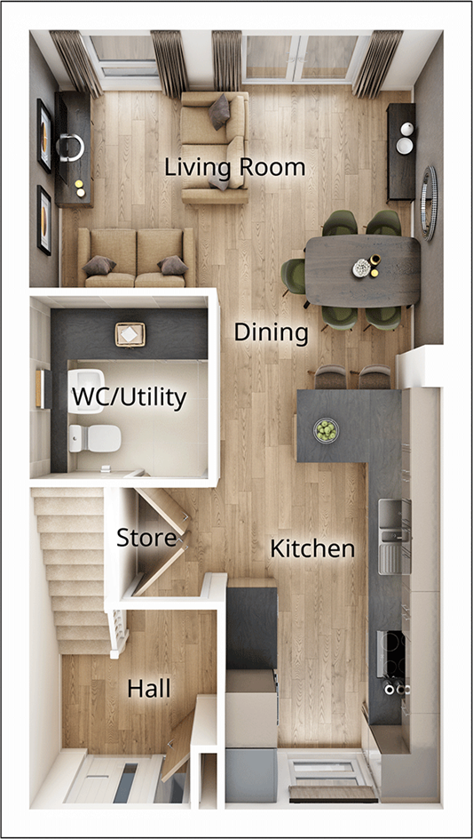 Banbury Road,
Warwick,
Warwickshire, 
CV34 6ST floorplan