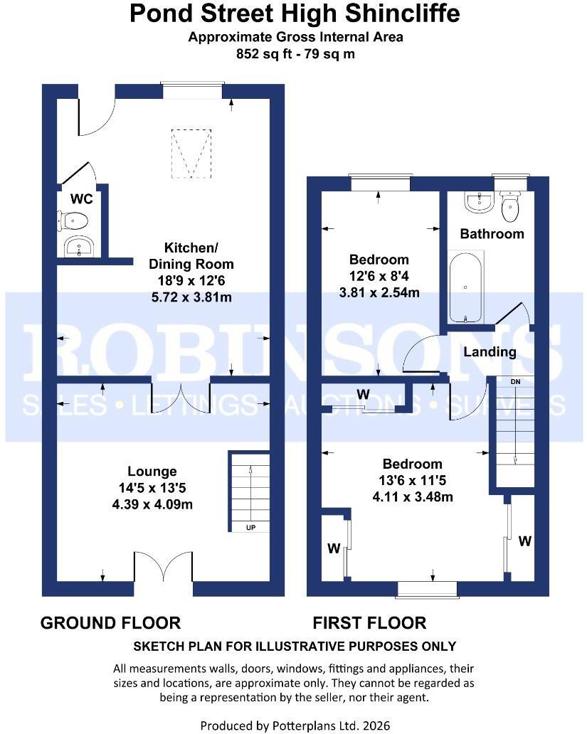 Pond Street, High Shincliffe, Durham floorplan