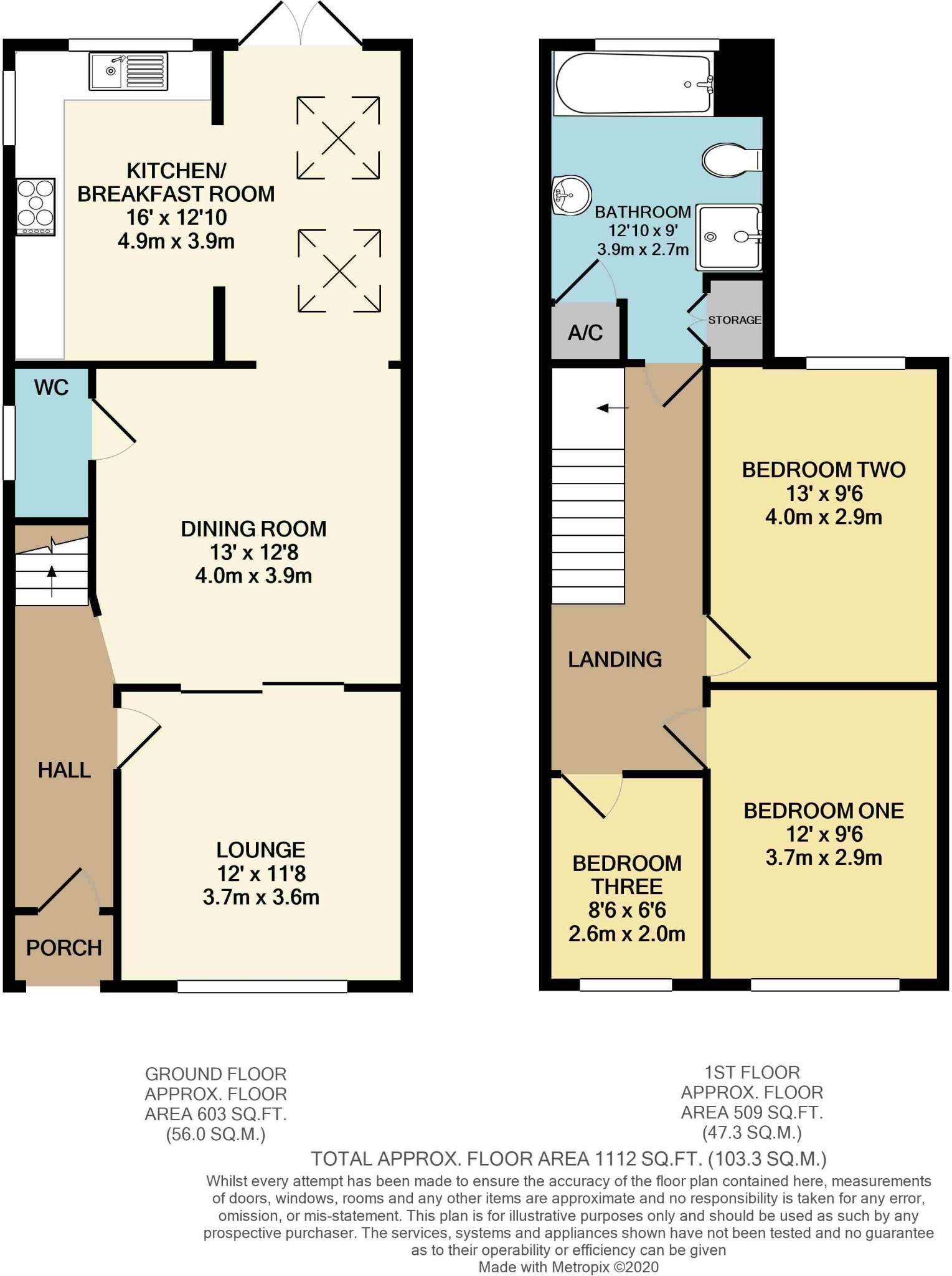 Palmerston Road, Parkstone, Poole, Dorset, BH14 floorplan