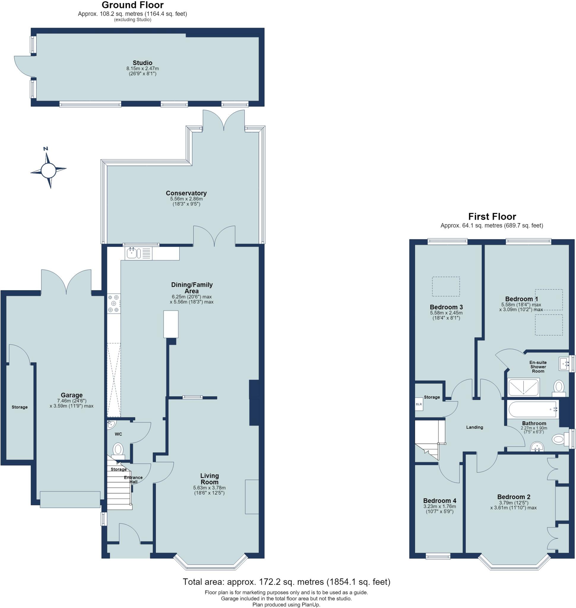 Guildford Road, St. Albans, Hertfordshire, AL1 floorplan