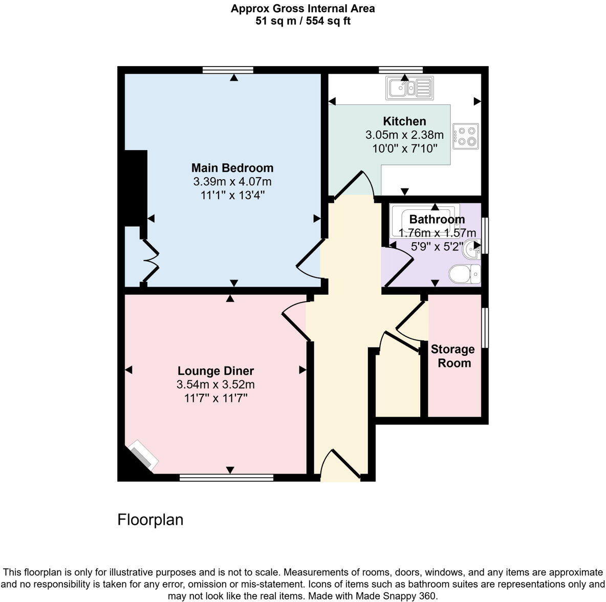 Ballater Avenue,Dumfries,DG1 3DP floorplan