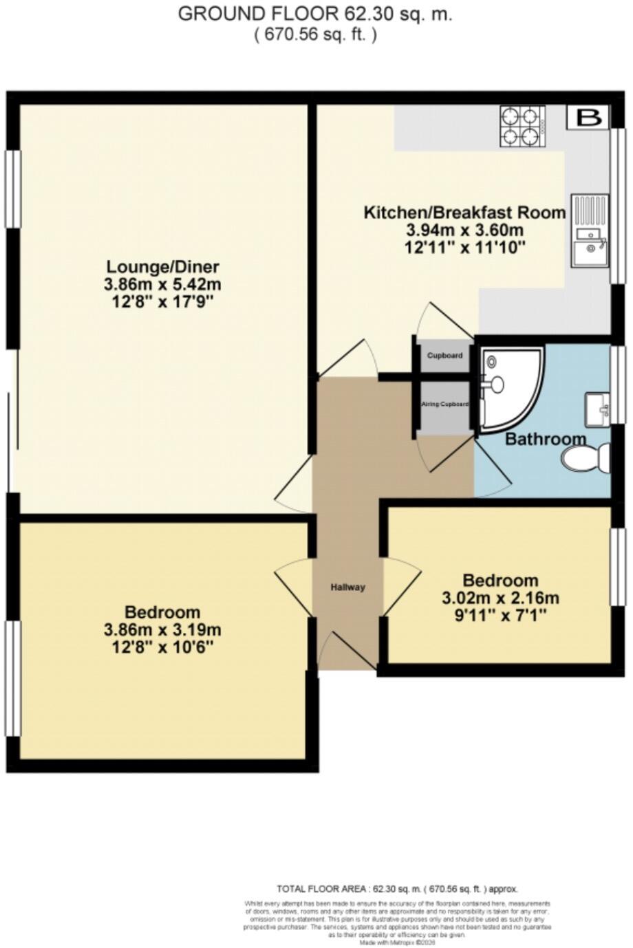 Princess Margaret Avenue, Margate, Kent, CT9 floorplan