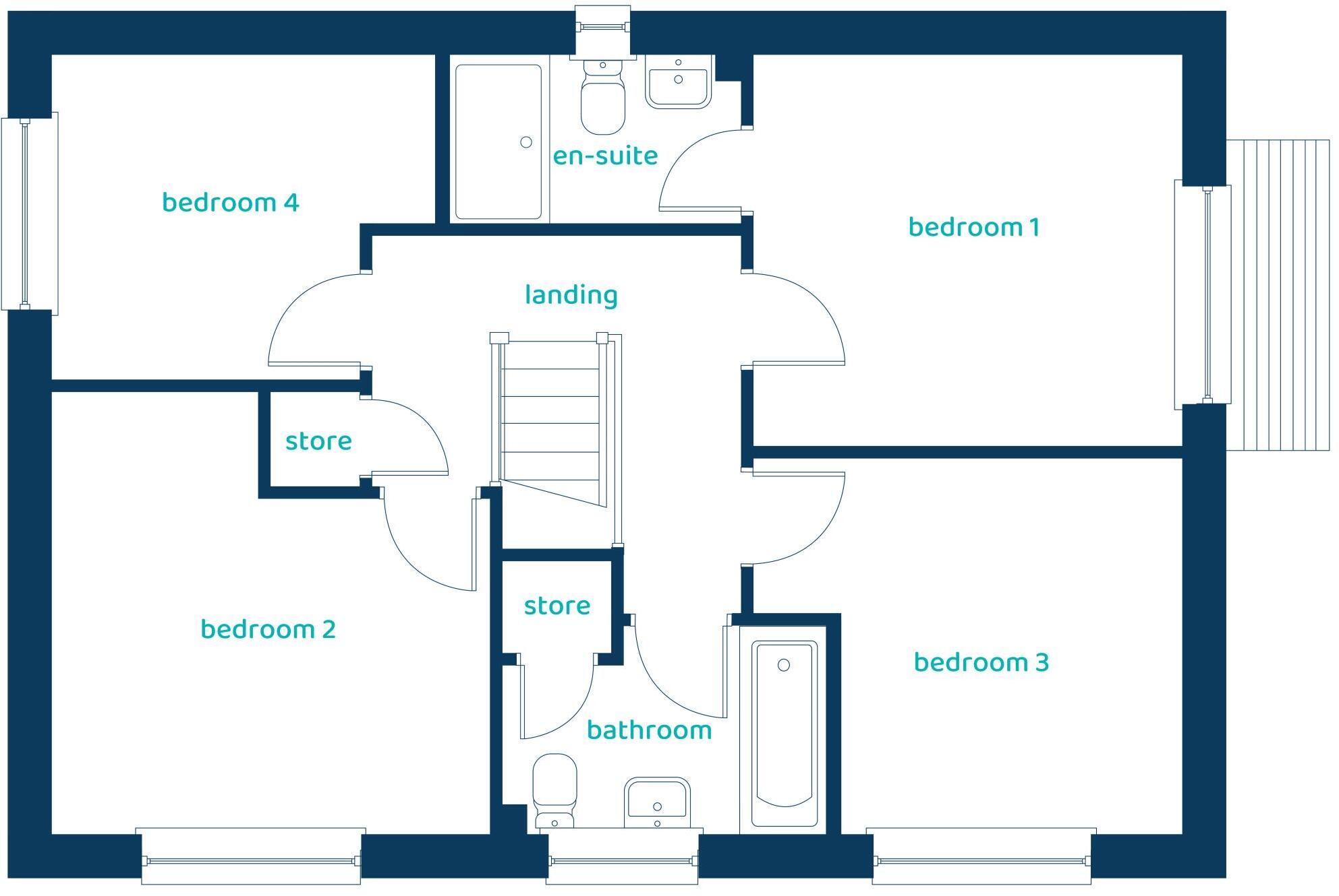 Gwernaffield Road,


Mold
CH7 5DA floorplan
