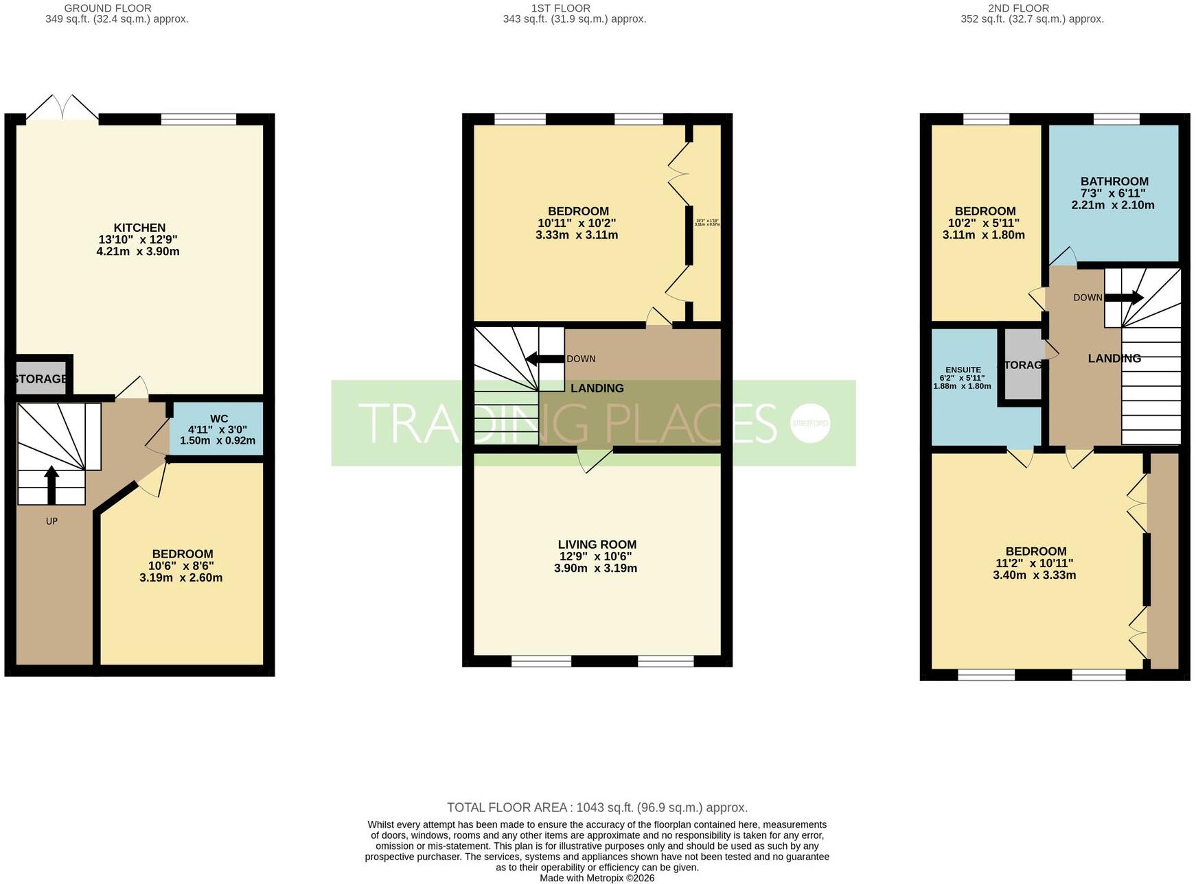 Marland Way, Stretford, M32 floorplan