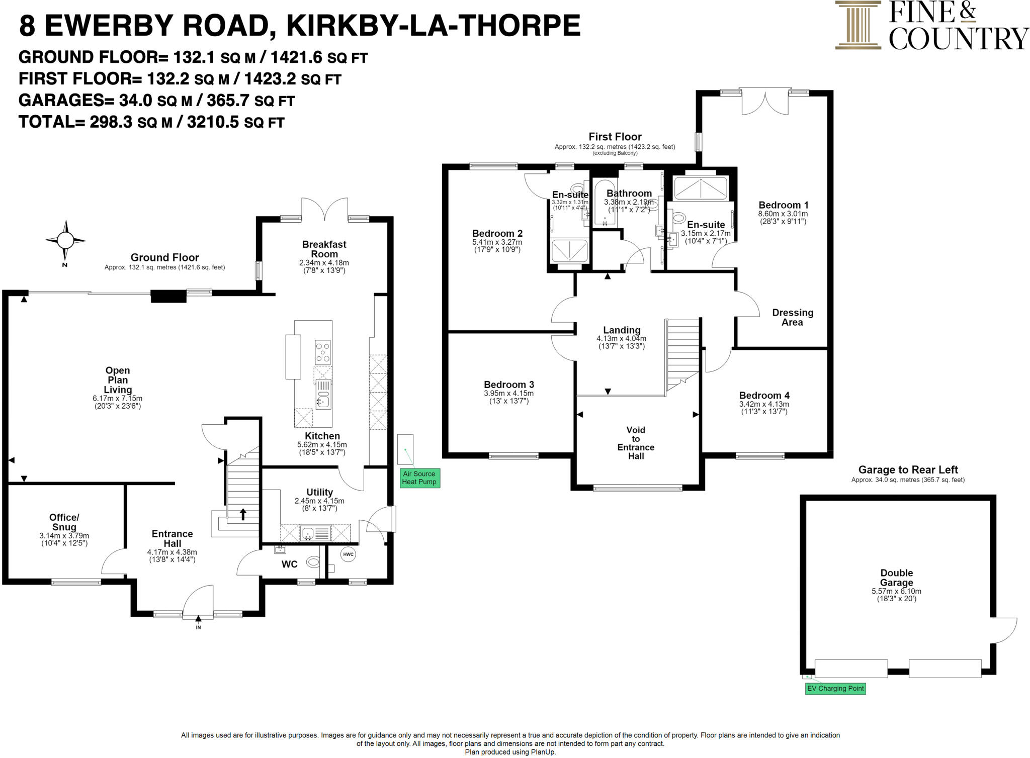 8, Ewerby Road, Kirkby La Thorpe, Sleaford, Lincolnshire, NG34 floorplan
