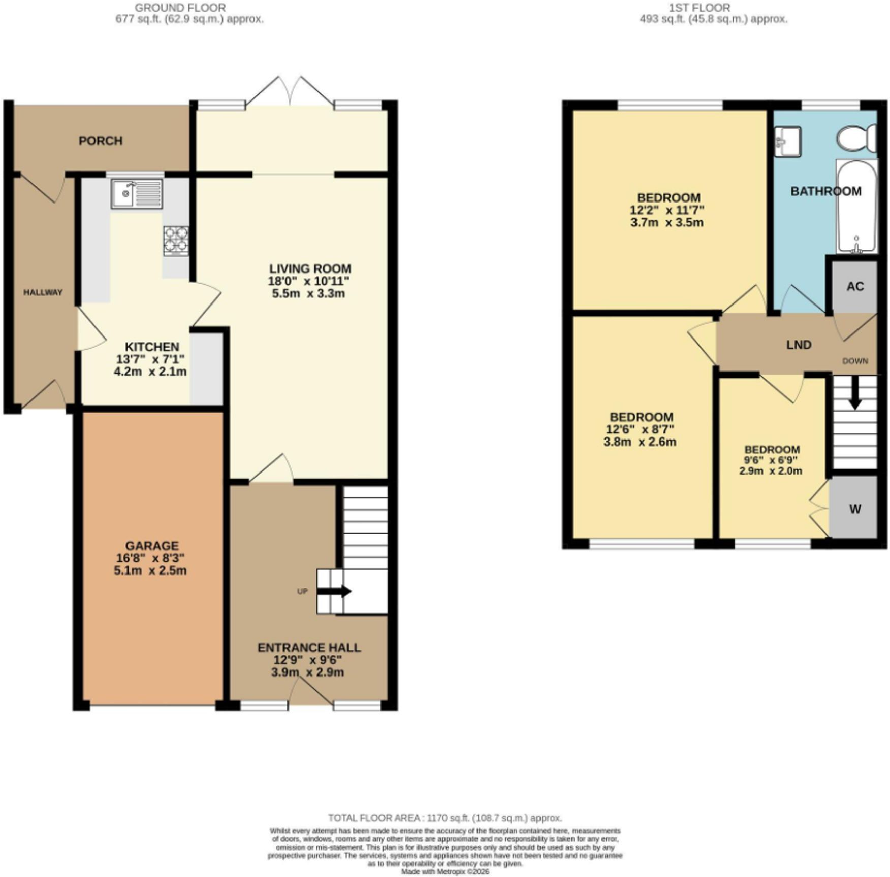 Westfields Close, Bromyard, HR7 floorplan
