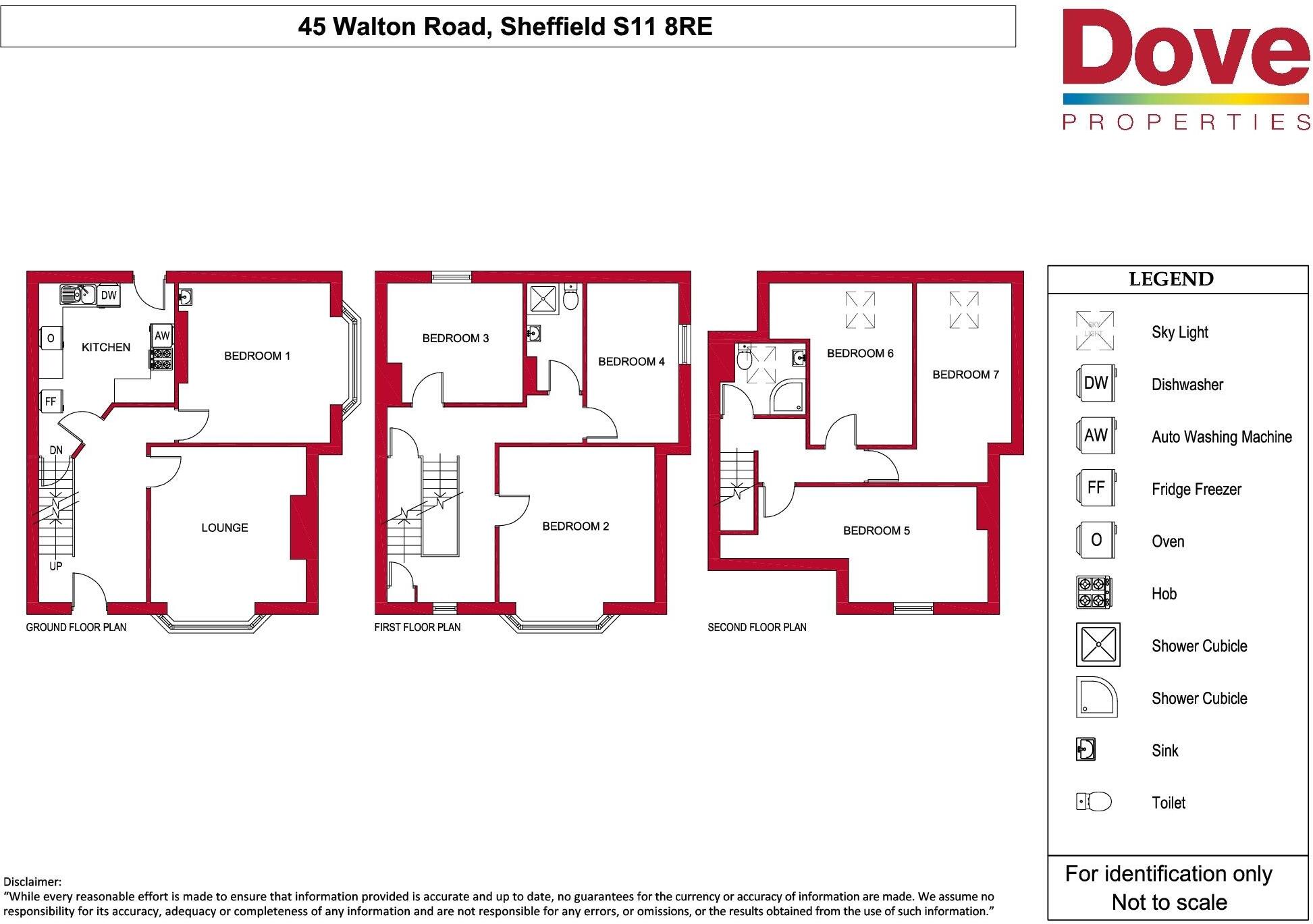 45 Walton Road, Ecclesall floorplan