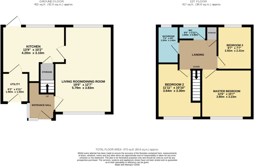 Lancaster Close Romiley, Romiley floorplan