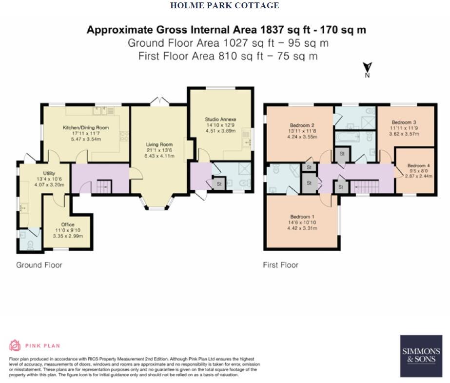 Holme Park, Heathlands Road floorplan