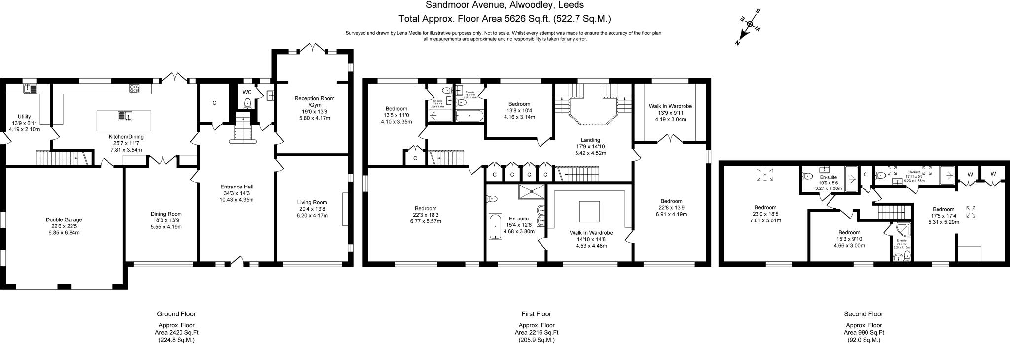 Sandmoor Avenue, Alwoodley, Leeds floorplan