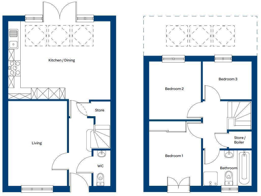 Neptune Close, Salford floorplan