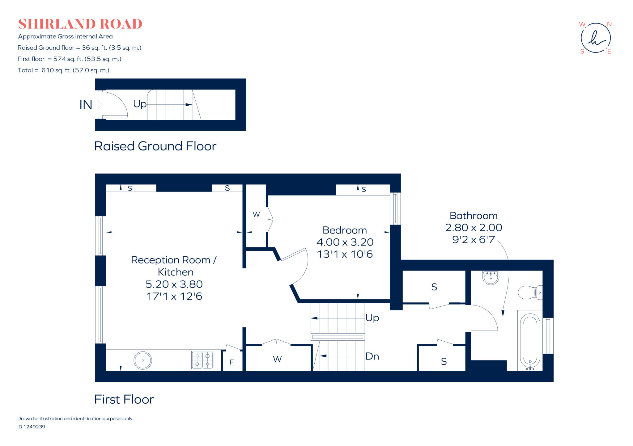 Shirland Road, London, W9 floorplan