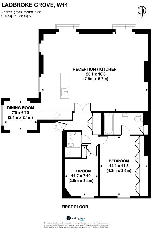 Ladbroke Grove, London, W11 floorplan