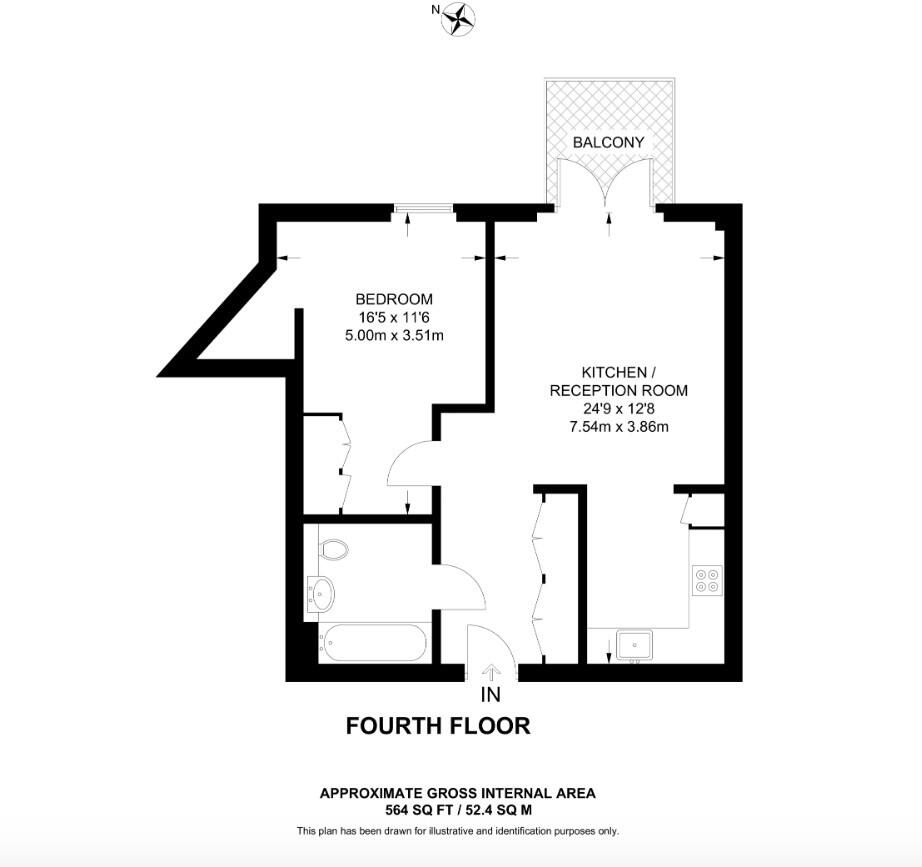 Haines House, 10 Charles Clowes Walk, London, SW11 floorplan