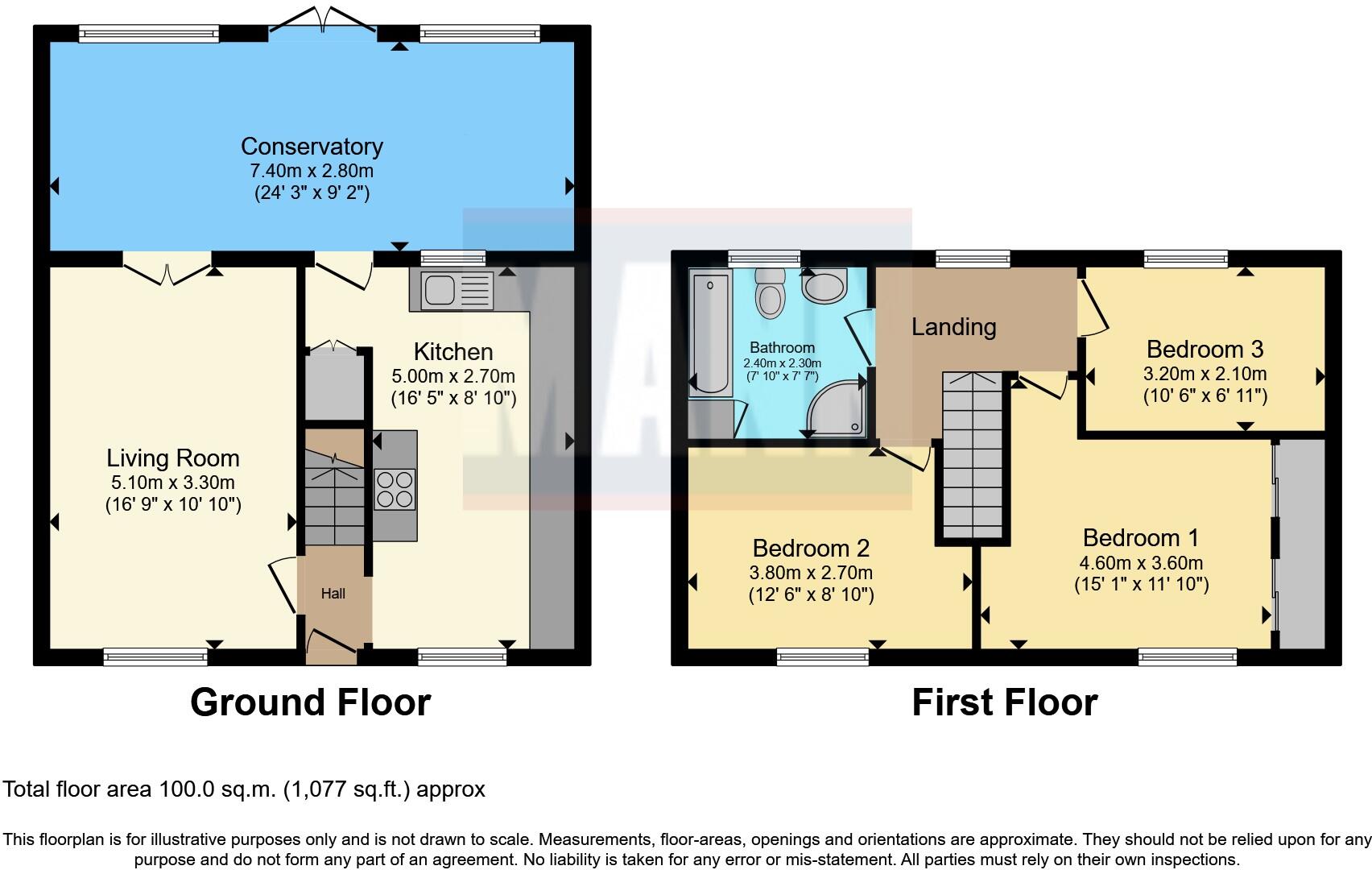Tennyson Road, Ashford, Kent, TN23 floorplan