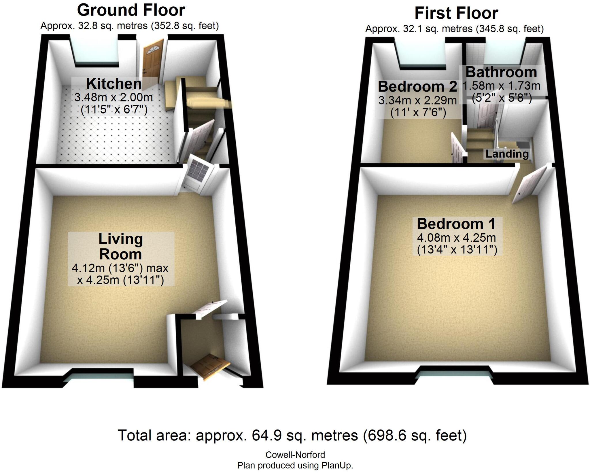 Harbour Lane, Milnrow, Rochdale, Greater Manchester, OL16 floorplan