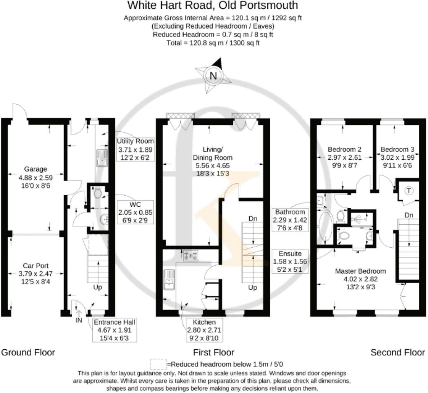 White Hart Road, Old Portsmouth floorplan