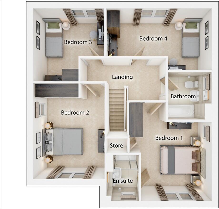 Off Corby Craig Terrace,
Bilston,
Midlothian,
EH25 9TH floorplan