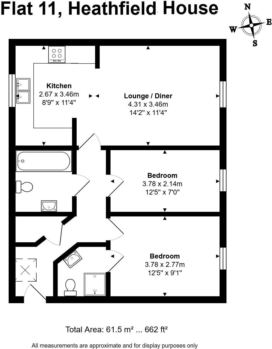 Carpenters Close, Newbury, Berkshire, RG14 floorplan